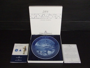 【未使用品】★ROYAL COPENHAGEN/ロイヤルコペンハーゲン★イヤープレート 2006　青　飾り皿