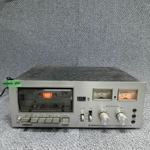 MYM5-250 激安 カセットデッキ PIONEER CT-2 STEREO CASSETTE TAPE DECK パイオニア 通電OK 中古現状品 ※3回再出品で処分