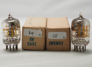 ■Western Electric 404A/5847 未使用測定済 元箱入 2本