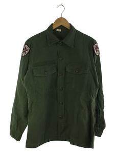 US.ARMY◆長袖シャツ/15.5/コットン/KHK/8405-781-8947