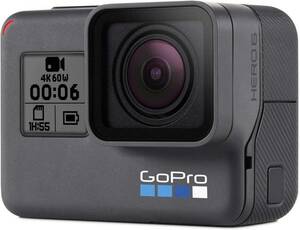 [国内正規品] GoPro HERO6 Black ウェアラブルカメラ CHDHX-601-FW(中古品)