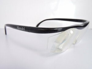 正規品 Hazuki ハズキルーペ メガネ型拡大鏡 ブラックカラー 1.6× 日本製