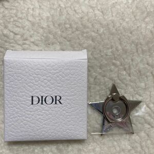 新品 未使用 Dior ノベルティ スマホリング 非売品 携帯 ディオール スター 星 クリスチャンディオール