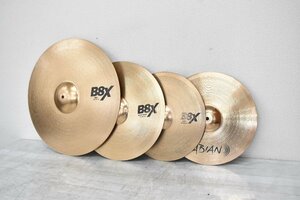 Σ2807 中古品 SAIBAN B8X Hats 14/36cm/RockCrash 16/41cm/Ride 20/51cm セイビアン シンバル 4枚 まとめ