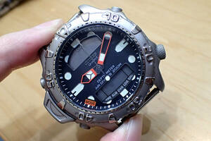 時計店在庫/美品 ◆CITIZEN/シチズン プロマスター C500-Q00125TA チタン製　ダイバーズ 200m メンズ腕時計