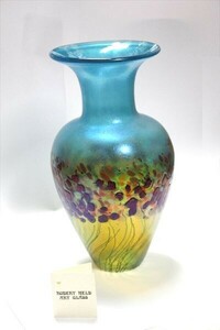 ROBERT HELD ART GLASS 花瓶 ガラス 現状品 a5328