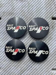 RALLY SPARCO センターキャップ　4個セット　割れなし　ラリースパルコ
