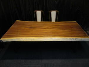 #787■　モンキーポッド　一枚板　無垢　テーブル　板　　ローテーブル 　ダイニング　 カウンター　 座卓 天板 　無垢　一枚板　