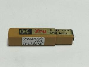 OSG テーパー刃エンドミル　TPDR3 x 1.5° XPM-HSS JC04059