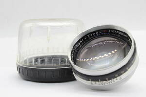 【返品保証】 シュナイダー Schneider Retina-Longar-Xenon C 80mm F4 ケース付き レンズ s6555