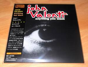 【紙ジャケCD】JOHN VALENTI / Anything You Want