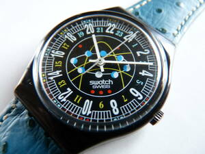 未使用電池交換済稼働中 珍品24時間表示時計 スウォッチ レギュラーモデル Swatch 1993年 ELLYPTING 品番GB152