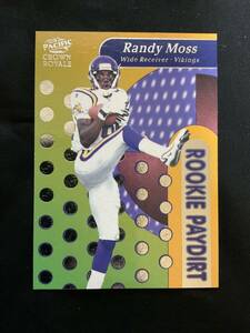 NFL Vikings バイキングス 1998 Crown Royale Rookie Paydirt #12 Randy Moss
