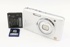 《動作保証》 パナソニック Panasonic Lumix DMC-FX77 リリーホワイト コンパクト デジタル カメラ 広角24mm ズーム5倍 1410万画素