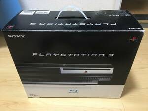 未使用 SONY PlayStation3 プレイステーション3 CECHA00 60GB 初期型