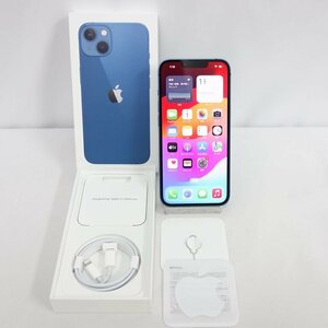 美品 **60日保証** SIMフリー iPhone 13 1286GB ブルー インボイス対応可 送料無料 【専0430-560-0501本】兼T