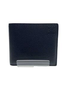 LOEWE◆Bifold Wallet In Soft Grained Calfskin/レザー/BLK/メンズ