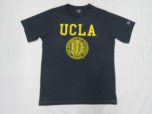 418　CHAMPION チャンピオン [UCLA DRYSAVER] Tシャツ　紺（M）