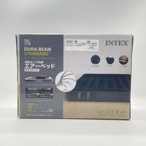 【★新品未開封】INTEX DURA-BEAM STANDARD 電源ポンプ内蔵 エアーベッド ダブルサイズ 寝具 