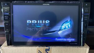 【2016年版】アルパイン EX900 30後期 プリウス 専用パーフェクトフィット 新品GPS内蔵地デジアンテナ ステリモ バックカメラキット 取説