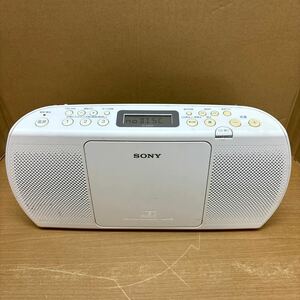 TA-675☆80サイズ☆ SONY ソニー パーソナルオーディオシステム ラジオ ZS-E20CP 動作品！ CDプレーヤー White