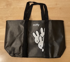 【限定品】 miffy トートバッグ ミッフィ バッグ 黒 限定品 