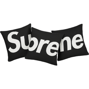 22SS Supreme Jules Pansu Pillows (Set of 3) Black シュプリームクッションパヌピローインテリア