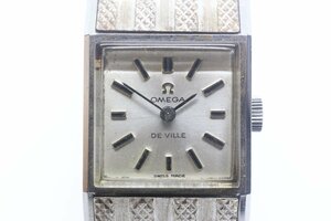 【ト足】 OMEGA DEVILLE オメガ デビル デヴィル 手巻き レディース 腕時計 動作確認済み CE783CAA50