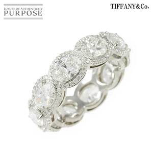 ティファニー TIFFANY&CO. 9.5号 リング ダイヤ Pt プラチナ 指輪 Diamond Ring 90214033