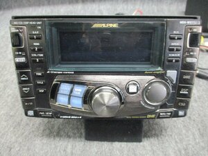 ▼通電OK アルパイン ALPIN MDA-W977J CD MD ラジオ 2DIN CDデッキ CDプレーヤー オーディオ ジャンク品 中古品