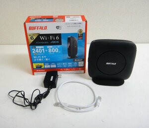 高崎店【中古品】4-20 BUFFALO バッファロー WSR-3200AX4S-BK　Wi-Fiルーター 通電確認済み