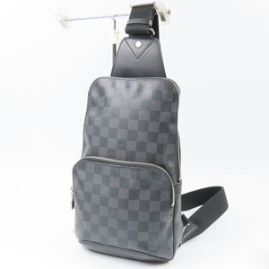 41094★1円スタート★LOUIS VUITTON ルイヴィトン 極美品 アヴェニュースリング ショルダーバッグ ダミエグラフィット ボディバッグ PVC