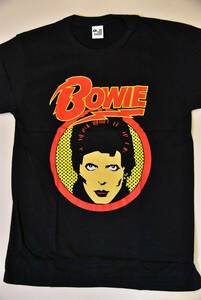 ◆ロックTシャツ◆バンドTシャツ◆　DAVID BOWIE　デビットボウイ◆Lサイズ◆新品◆黒◆