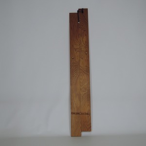 掛け軸 短冊掛 屋久杉 注）使える短冊の幅は6.2cm以下です 木製 4-0609