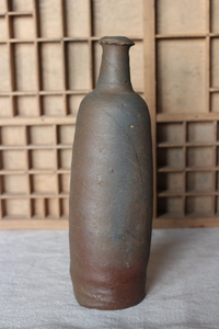 フランスアンティーク★古い土器の瓶☆2