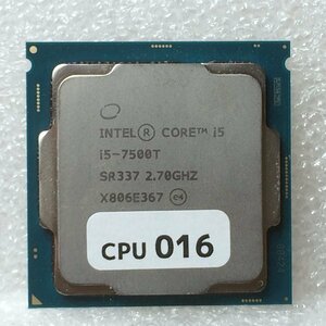 CPU016★中古抜取り・未検査★intel Core i5-7500T