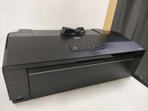 管理1042 EPSON エプソン インクジェットプリンター A3プリンター カラリオ ブラック EP-4004 通電のみ 