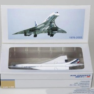 模型 1/400 飛行機 エール フランス コンコルド 1976 airliner ダイキャスト モデル 手のひらサイズ 航空機 展示 ミニチュア 完成品 734