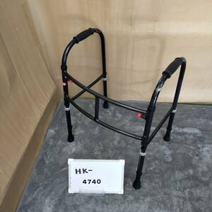 (HK-4740)Meme ミーム Mgウォーカー 2型 M 超軽量 固定型 歩行器 歩行車 歩行補助 洗浄/消毒済 介護用品 【中古】