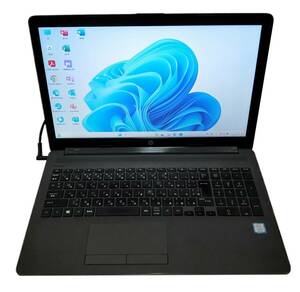 ★【驚速 HP 250 G7 i5-8265U 1.6GHz x8+8GB+SSD128GB+HDD500GB 15.6インチワイドノートPC】Win11+Office2021/WEDカメラ■E032931