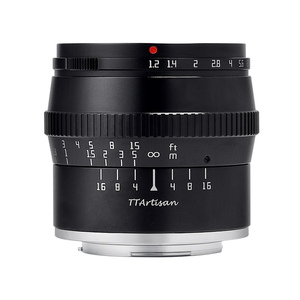 銘匠光学 TTArtisan 50mm f/1.2 C ソニーEマウント ブラック 単焦点レンズ APS-C 中望遠 eマウントレンズ ソニー レンズ