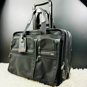 美品 TUMI トゥミ キャリーケース キャリーバッグ スーツケース 旅行バッグ ビジネス 2輪 バリスティックナイロン ブラック 黒 メンズ