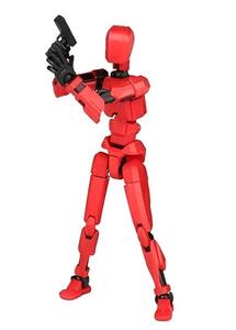 ★新品★アクションフィギュア ロボット ダミー人形 レッド