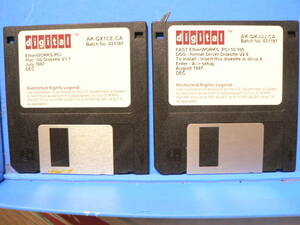 送料最安 94円 FDD02：Mac用 digital AK-QX1CE-CA EtherWORKS PCI Mac OS Diskette V1.7 July,1997