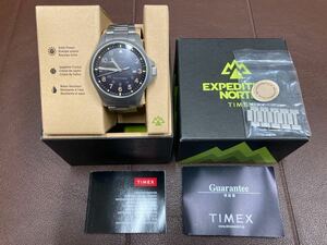半額！ TIMEX Expedition タイメックス エクスペディション ノースフィールドメタル TW2V41600 ソーラー 美品 定価33000円 腕時計
