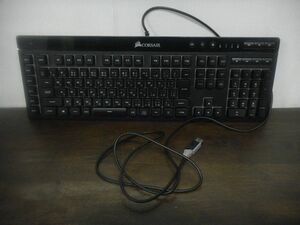 CORSAIR 有線 RGBメンブレン ゲーミングキーボード K55　ブラック　CH-9206015-JP　本体のみ　動作確認済み