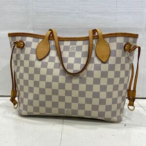 【LOUIS VUITTON ルイヴィトン】N51110 アズールネヴァーフルPM トートバッグ ハンドバッグ ホワイト レザー 2403oki