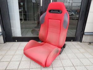 ◆セミバケットシート◆RECARO　SR3風◆レカロタイプ　セミバケ　赤　【24041609】