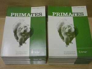 ［40点］PRIMATES　Springer 2003～13（【英文】霊長類研究専門誌/猿/サル