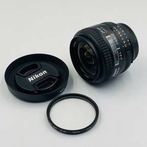 【未使用保管品】Nikon AF NIKKOR 24mm F2.8D ニコンレンズ レンズフード付き【閉店カメラ店展示品】